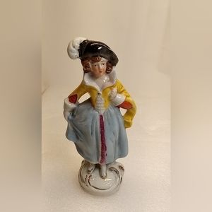 VTG Goldcastle Fancy Victorian Lady W/Feather Plume In Hat #C206 CHIKUSA Japan